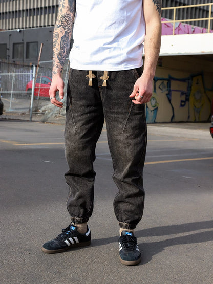 Rogue Denim Jogger - Black